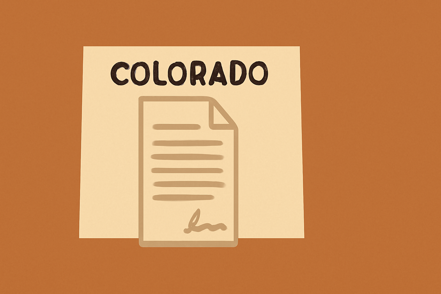 Colorado Bill of Sale Form