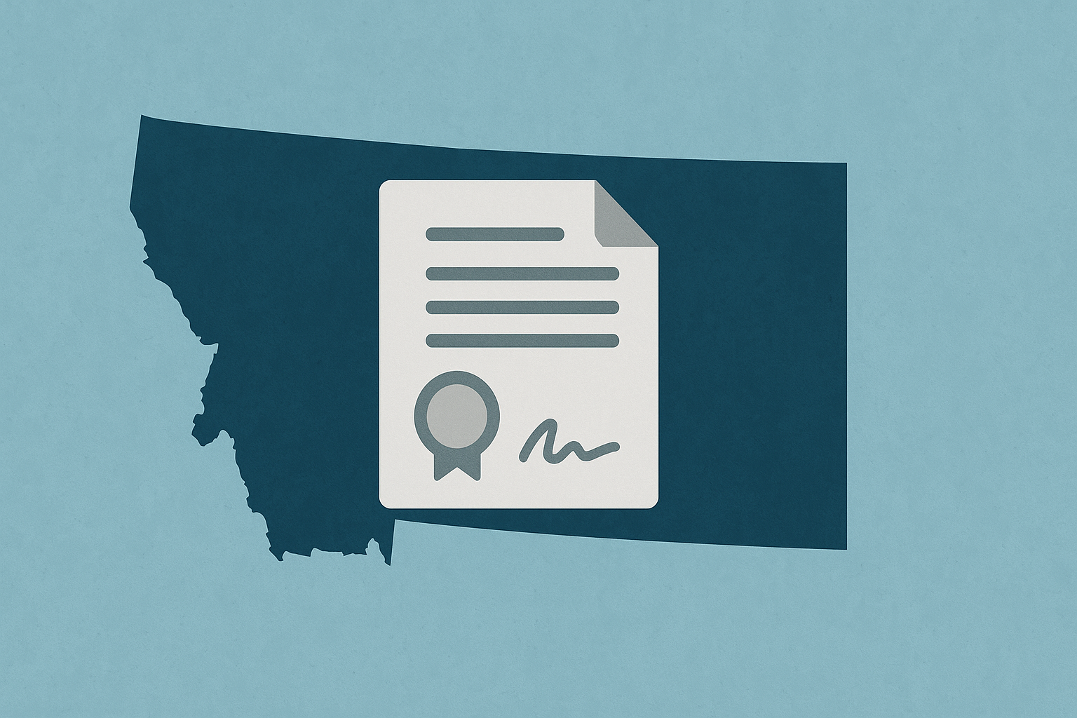 Montana Bill of Sale Form