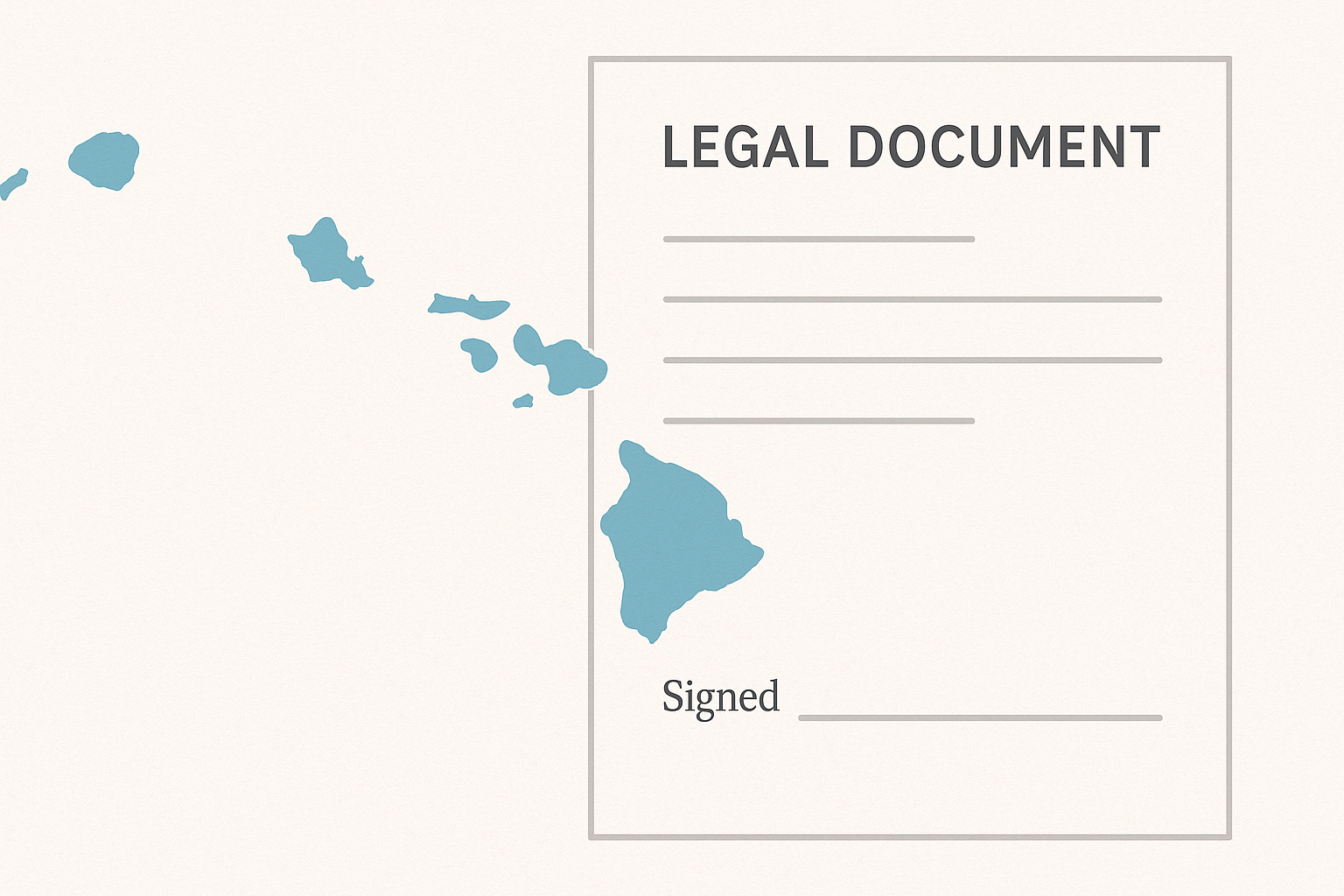 Hawaii Bill of Sale Form