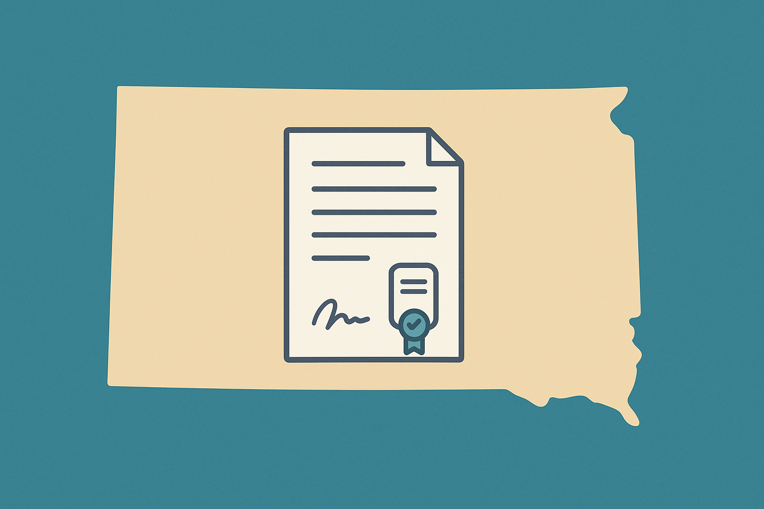 South Dakota Bill of Sale Form