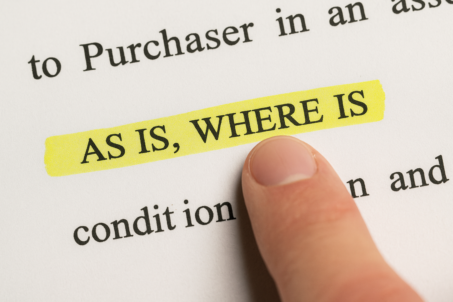 Alaska As Is Bill of Sale